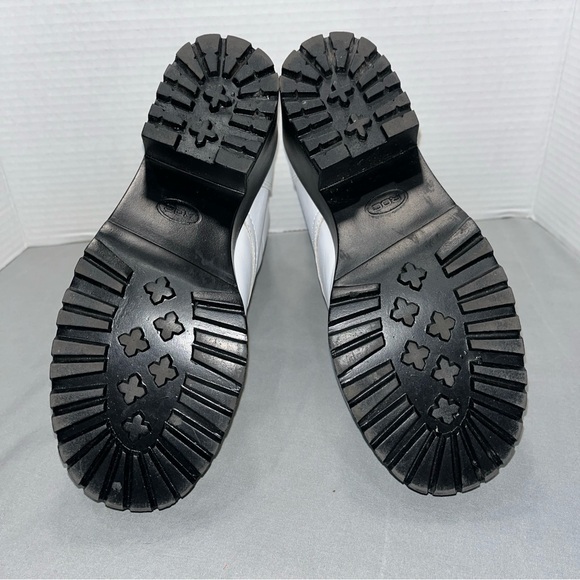 ROC Womens Chisel White Leather Lace Up Ankle Platform Booties Size US 7.5/EU 38 - Picture 4 of 11